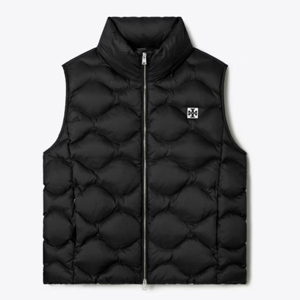 Tory Burch Quilted Down Puffer Vest